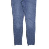 LEVI'S 311 Womens Jeans Blue Slim Skinny Denim Medium W28 L30 Raw Edge