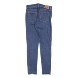 LEVI'S 311 Womens Jeans Blue Slim Skinny Denim Medium W28 L30 Raw Edge