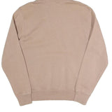 NIKE Mens Beige Pullover Hoodie XS Cotton Blend Casual Sportswear