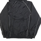 PUMA Mens Black Lightweight Zip Jacket M Polyester Blend Plain Jogging Sports