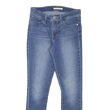 LEVI'S Womens Slim Blue Denim Jeans W26 L27 Slim Fit Zip Closure Classic