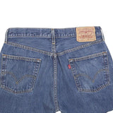 LEVI'S Womens Denim Blue Casual Shorts M W33 Classic Fit Cotton Blend