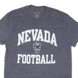 CHAMPION Mens Grey Nevada Football Graphic T-Shirt M Short Sleeve Crew Neck