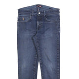 U.S. POLO ASSN Womens Slim Blue Denim Jeans Cotton Blend W29 L26 Zip Pocket