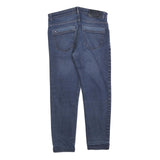 U.S. POLO ASSN Womens Slim Blue Denim Jeans Cotton Blend W29 L26 Zip Pocket