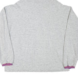 VENICE BEACH Mens Grey ¼ Zip Hoodie XL Cotton Blend Casual Lightweight