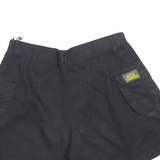CAMEL ACTIVE Womens Black Cargo Shorts S W28 Cotton Blend Casual Pockets