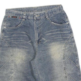 CARNABY Mens Denim Blue Casual Shorts M W30 Cotton Comfortable Fit