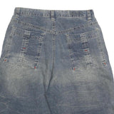 CARNABY Mens Denim Blue Casual Shorts M W30 Cotton Comfortable Fit