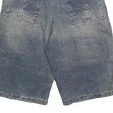 CARNABY Mens Denim Blue Casual Shorts M W30 Cotton Comfortable Fit