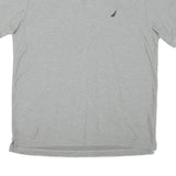 NAUTICA Mens Grey Short Sleeve Polo Shirt Cotton Blend XL Classic Fit