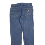 CARHARTT Mens Jeans Blue Regular Straight Denim Medium W36 L34 Classic Comfort