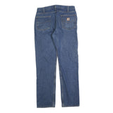 CARHARTT Mens Jeans Blue Regular Straight Denim Medium W36 L34 Classic Comfort