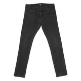 CARHARTT Mens Black Regular Skinny Denim Light W31 L31 Cotton Blend Zip Jeans