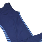 ADIDAS Womens Blue Polyester Blend Dungarees Regular Fit M W33 L20 Sportswear