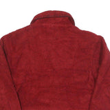 ROUGH RIDER Womens Red Jacket S Polyester Blend Button Shawl Collar Plain