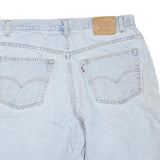LEVI'S Mens Shorts Light Blue Denim XL W38 Classic Fit Casual Cotton Blend
