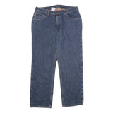 CARHARTT Womens Classic Blue Denim Straight Leg Lined Jeans W34 L30 Durable