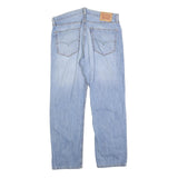 LEVI'S 505 Mens Jeans Blue Regular Straight Denim Medium W36 L30 Classic Casual