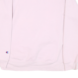 CHAMPION Womens Pink Cotton Blend Crew Neck XL Embroidered Logo Sweatshirt