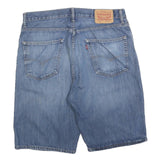 LEVI'S Mens Denim Blue Casual Shorts M W34 Cotton Blend Comfortable Stylish