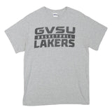 GILDAN Mens Grey Gvsu Lakers Basketball Graphic T-Shirt M Short Sleeve Crew Neck