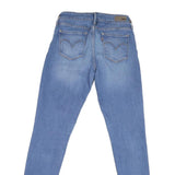 LEVI'S Womens Jeans Blue Slim Skinny Denim Light W28 L31 Stretch Zip