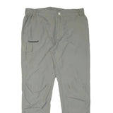 TEN DEGREES Mens Polyester Blend Grey Regular Fit Straight Trousers W34 L30