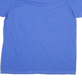 STARTER Mens Blue Plain T-Shirt XL Short Sleeve Crew Neck Casual Cotton Blend