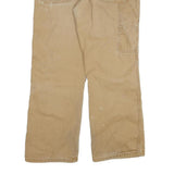 DICKIES Mens Jeans Beige Regular Straight Denim W34 L30 Workwear Utility