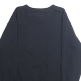 LEAGUE Mens Navy Blue Bulldogs Crew Neck M Cotton Blend Pullover Sweatshirt