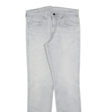 LEVI'S 511 Slim Mens Jeans Light Denim W30 L32 Cotton Blend Zip Slim Fit