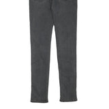 LEVI'S Mens Slim Grey Denim Jeans Cotton Blend Zip W27 L29 Stylish Comfortable