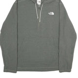 THE NORTH FACE Mens Grey Pullover Hoodie XL ¼ Zip Casual Outdoor