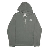 THE NORTH FACE Mens Grey Pullover Hoodie XL ¼ Zip Casual Outdoor