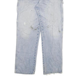 DICKIES Mens Regular Fit Light Blue Denim Jeans W36 L33 Workwear Cotton Blend