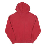 DISNEY Mens Red Disneyland Hoodie S Cotton Blend Pullover Casual