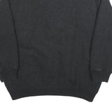 WALBUSCH Mens Black Cotton Blend Zip-Up Regular Fit Casual Jacket L Knit Pattern