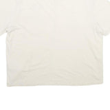 CARHARTT Womens Cream Floral Pocket T-Shirt L Short Sleeve Crew Neck Cotton