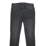 LEE Womens Jeans Black Slim Skinny Denim Medium W28 L31 Stretch Cotton Blend
