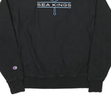 CHAMPION Mens Black Corona Del Mar Soccer Crew Neck M Sweatshirt Casual
