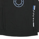 MAJESTIC Mens Black Indianapolis Colts Long Sleeve Crew Neck T-Shirt XL