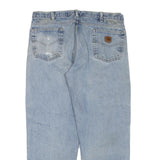 CARHARTT Mens Regular Fit Light Blue Denim Jeans W38 L30 Classic Cotton Blend