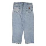 CARHARTT Mens Regular Fit Light Blue Denim Jeans W38 L30 Classic Cotton Blend