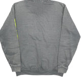 CARHARTT Mens Grey Hoodie M Cotton Blend Workwear Graphic Print