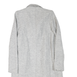 ZARA Mens Grey Wool Blend Jacket XS Trafaluc Collection Long Sleeve Plain