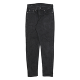 LEVI'S Mens Slim Black Skinny Denim Dark W30 L29 531 Zip Cotton Jeans