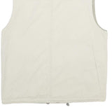 AUTHENTIC WEAR Mens Cream Cotton Blend Workwear Jacket S Plain Zip Pocket