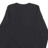 RUSSELL ATHLETIC Mens Black Churchill Physical Education Long Sleeve Crew Neck