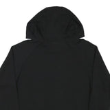 ELLESSE Mens Black Hoodie M Cotton Blend Pullover Hooded Sweatshirt Logo Print